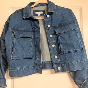 LOFT Dark Blue Jean Jacket